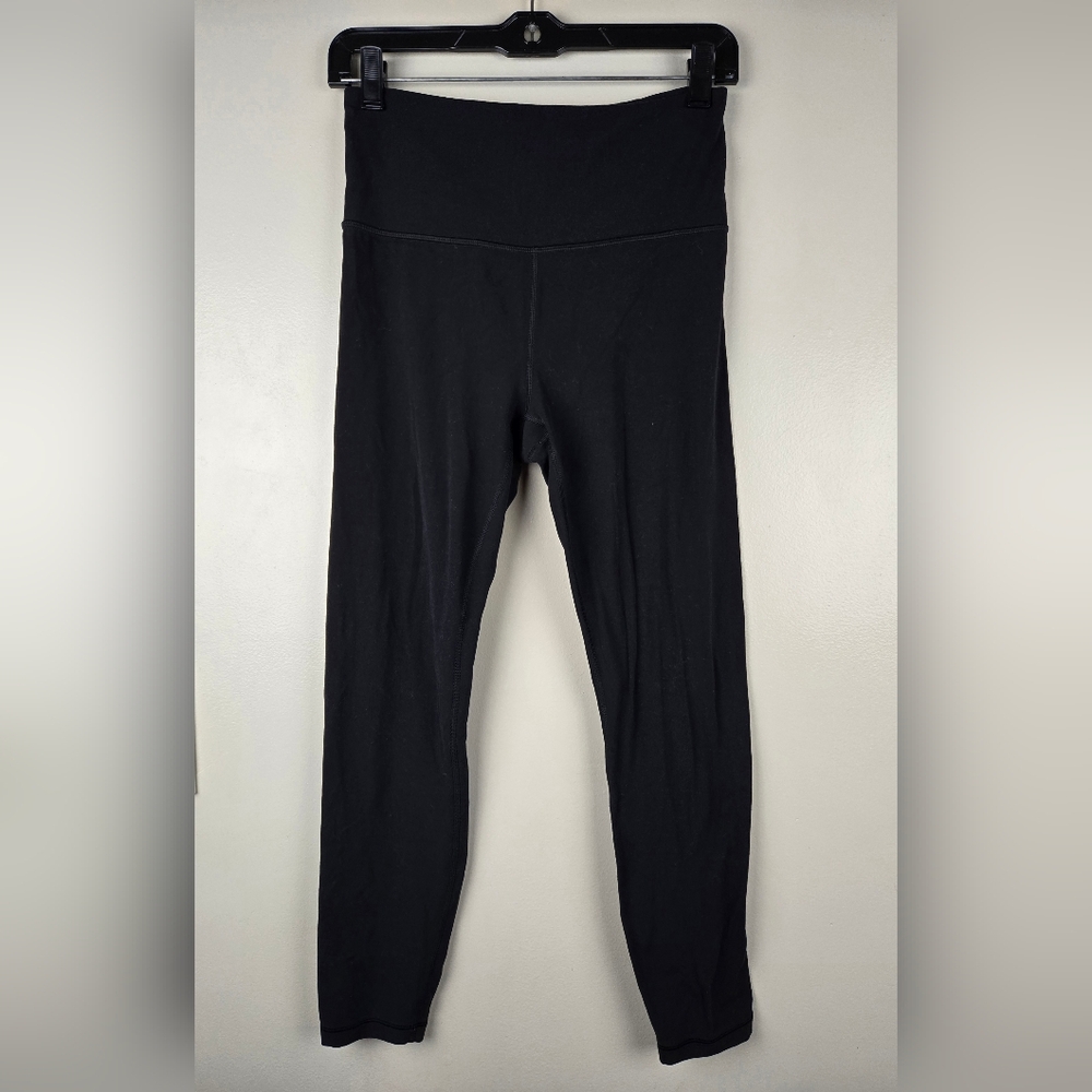 Athleta Classic High Rise 7/8 Black Leggings Size SP - Picture 3 of 4